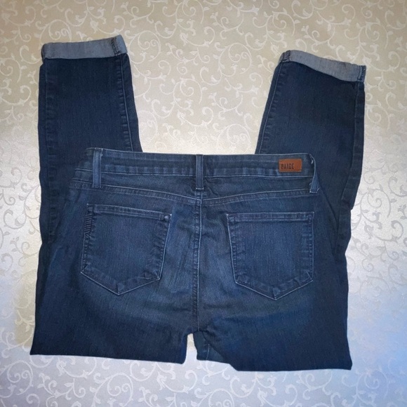 Paige Mid-Rise Kylie Crop With Rolled Up Hem Jeans - Picture 7 of 16